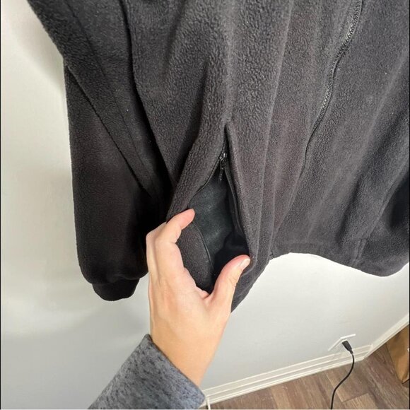 Columbia Womens Size Medium Black Fleece Full Zip Jacket Sweater Layer Outdoor - Picture 6 of 11